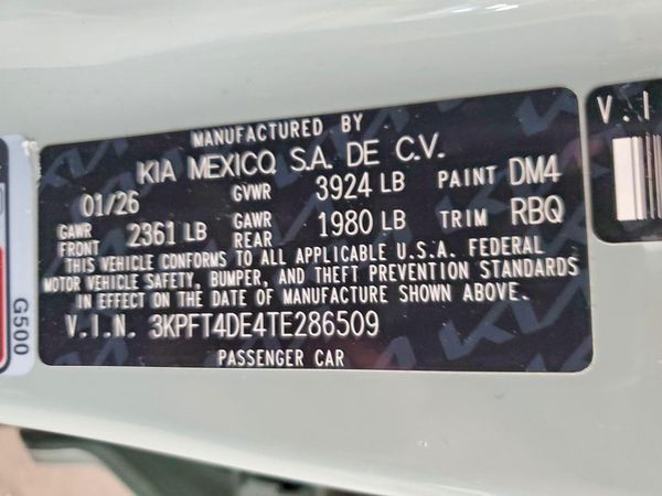 2026 KIA K4 LX, LXS
