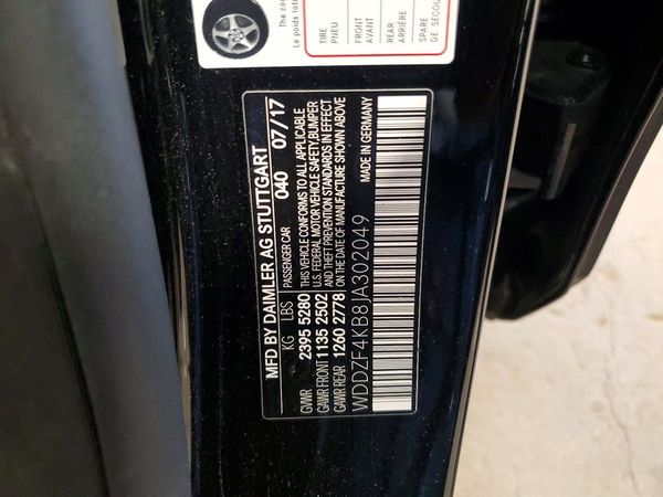 2018 MERCEDES-BENZ E