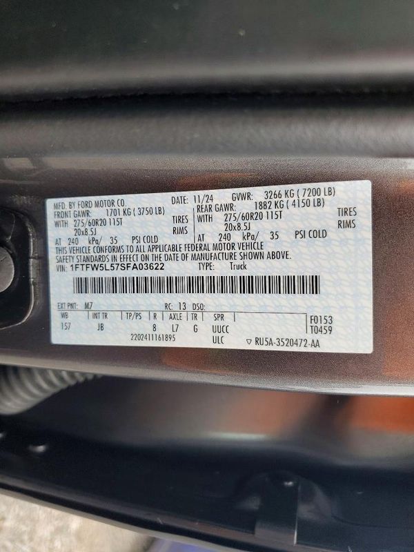 2025 FORD F150