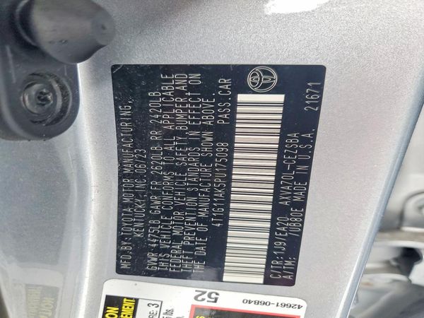 2023 TOYOTA CAMRY SE
