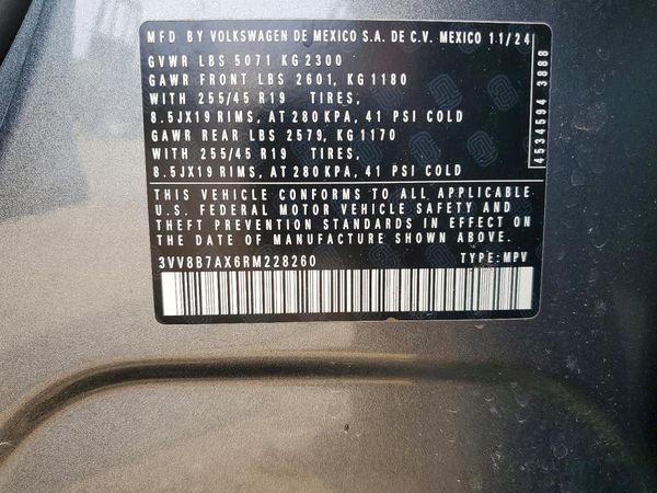 2024 VOLKSWAGEN TIGUAN