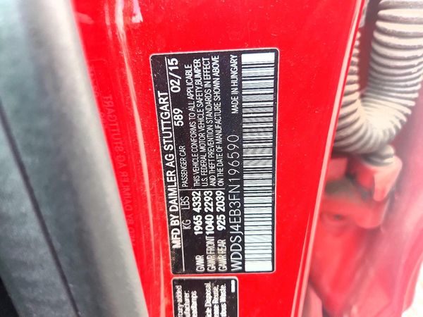 2015 MERCEDES-BENZ CLA 250 CLA250