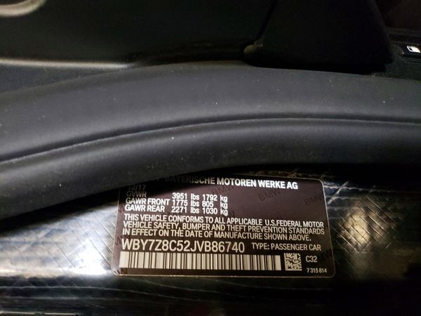 2018 BMW I3 Range Extender S