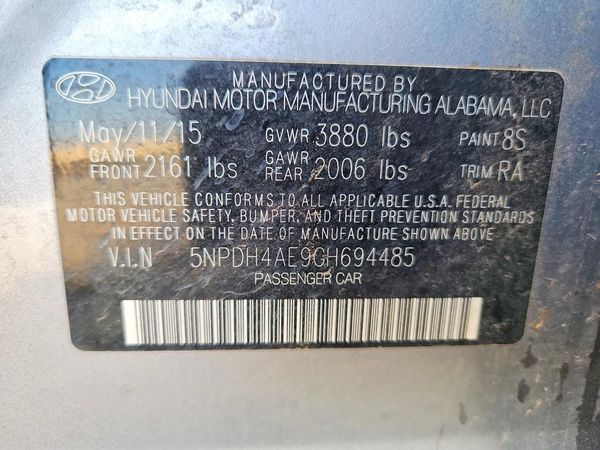 2016 HYUNDAI ELANTRA