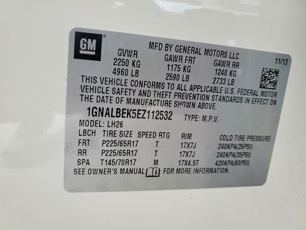 2014 CHEVROLET EQUINOX