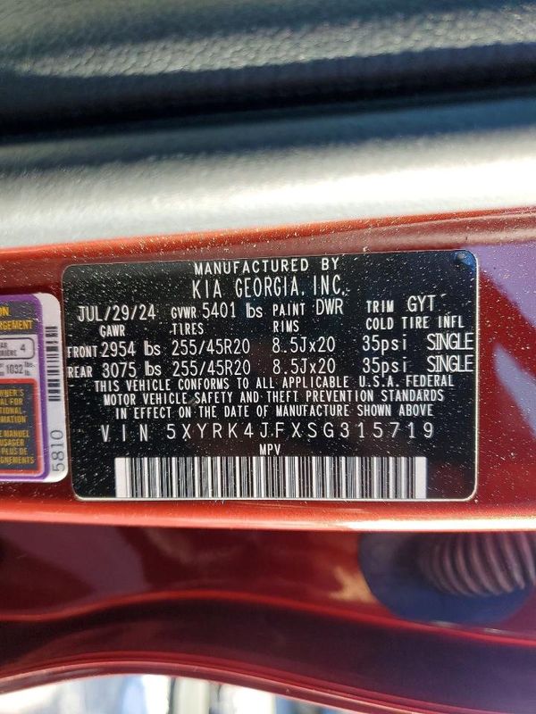 2025 KIA SORENTO