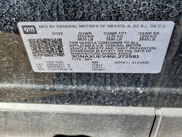 2022 CHEVROLET EQUINOX