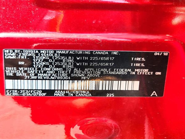 2018 TOYOTA RAV4 Adventure/XLE