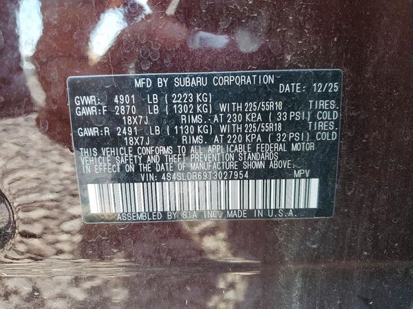 2026 SUBARU FORESTER Limited