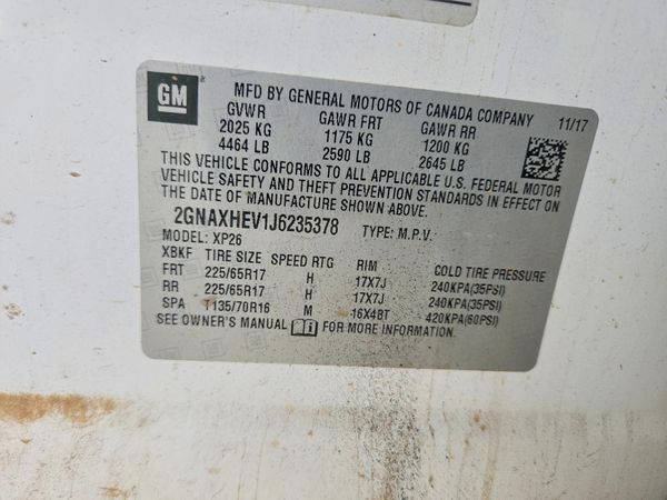 2018 CHEVROLET EQUINOX LS