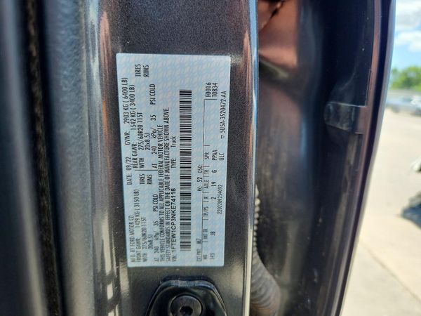 2022 FORD F150 SuperCrew