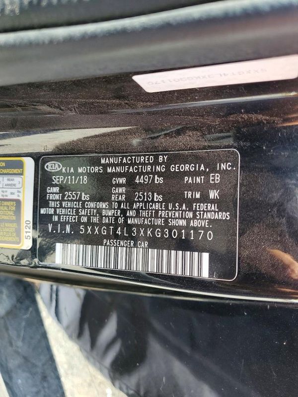 2019 KIA OPTIMA LX, S