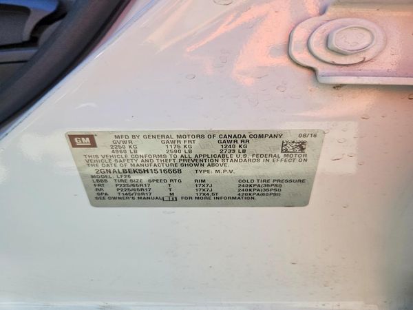 2017 CHEVROLET EQUINOX LS