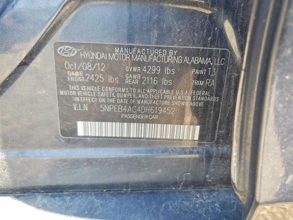 2013 HYUNDAI SONATA GLS/ GLS Popular
