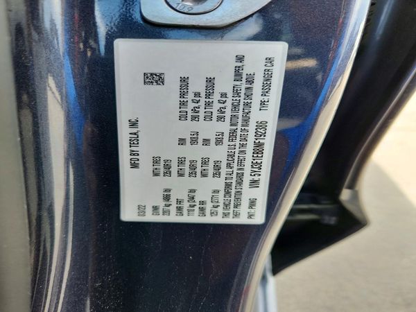 2022 TESLA MODEL 3