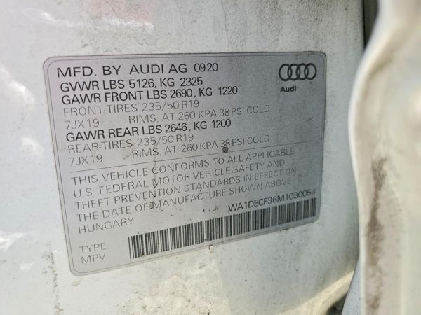 2021 AUDI Q3