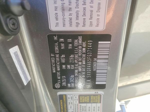 2015 KIA OPTIMA TOP (High Grade)