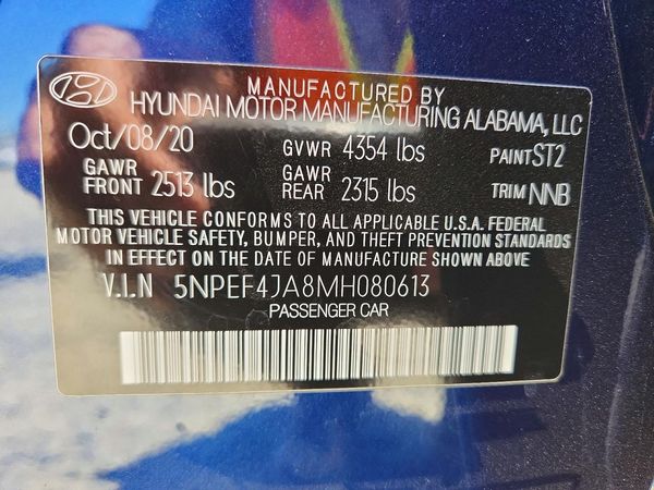 2021 HYUNDAI SONATA