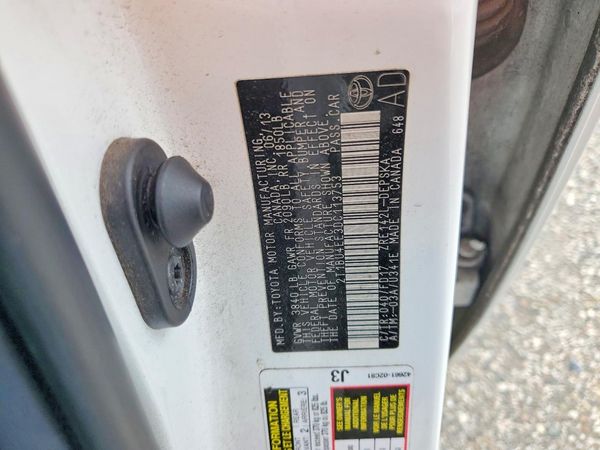 2013 TOYOTA COROLLA