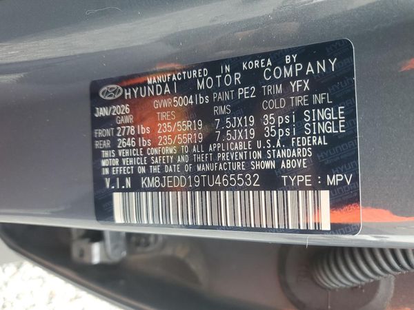 2026 HYUNDAI TUCSON HYBRID Limited, Night