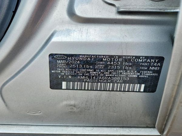 2024 HYUNDAI SONATA SEL w/ Convenience Pkg