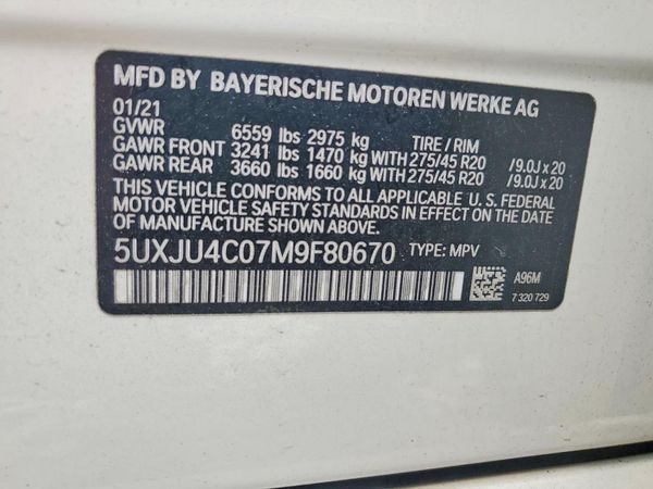2021 BMW X5 M50i