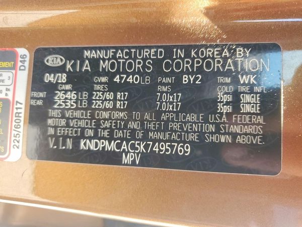 2019 KIA SPORTAGE