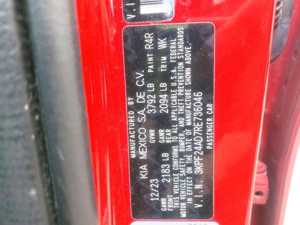 2024 KIA FORTE