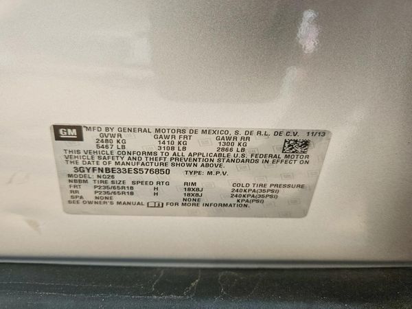 2014 CADILLAC SRX