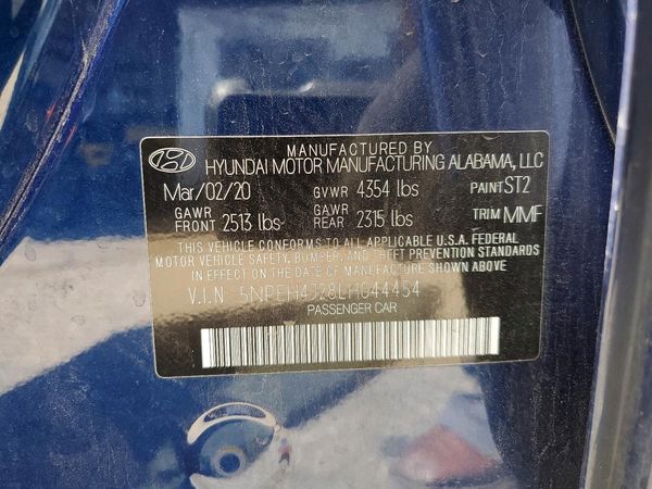 2020 HYUNDAI SONATA Limited