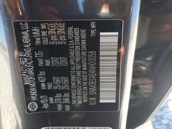 2022 HYUNDAI TUCSON SE AWD W/BLIN SEL