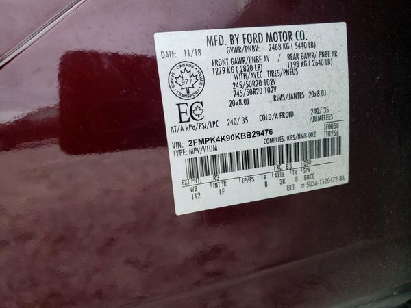 2019 FORD EDGE