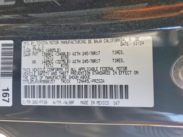 2024 TOYOTA TACOMA
