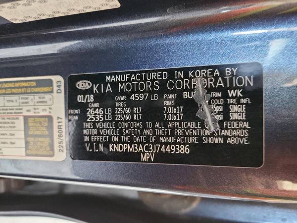 2018 KIA SPORTAGE