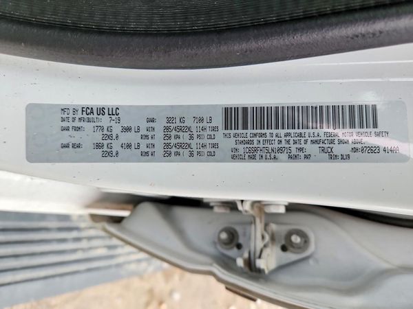 2020 RAM 1500 Limited