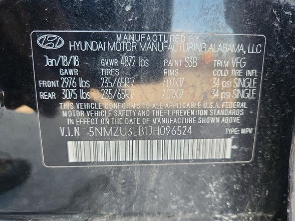 2018 HYUNDAI SANTA FE SPORT