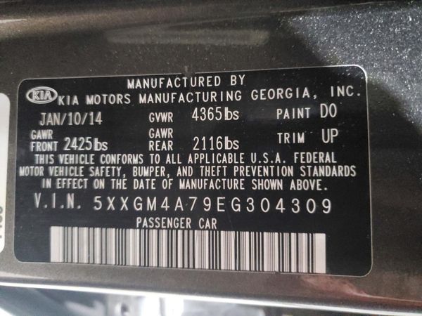 2014 KIA OPTIMA