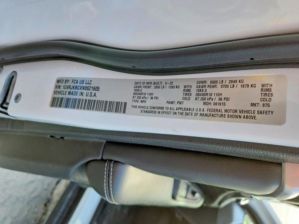2022 JEEP GRAND CHEROKEE L LIMITED 4X4