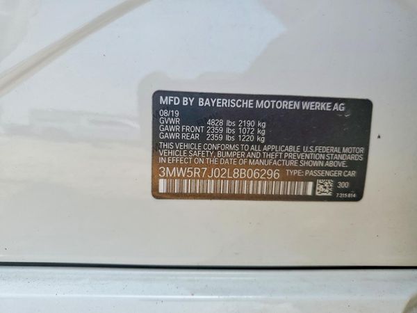 2020 BMW 330XI xDrive NA