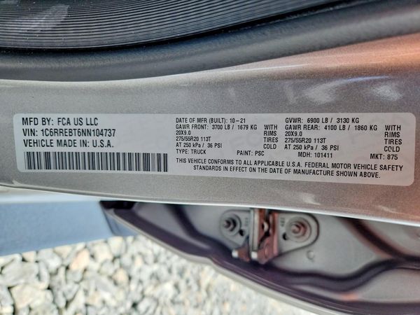 2022 RAM 1500