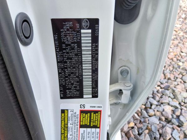 2026 TOYOTA CAMRY — VINS