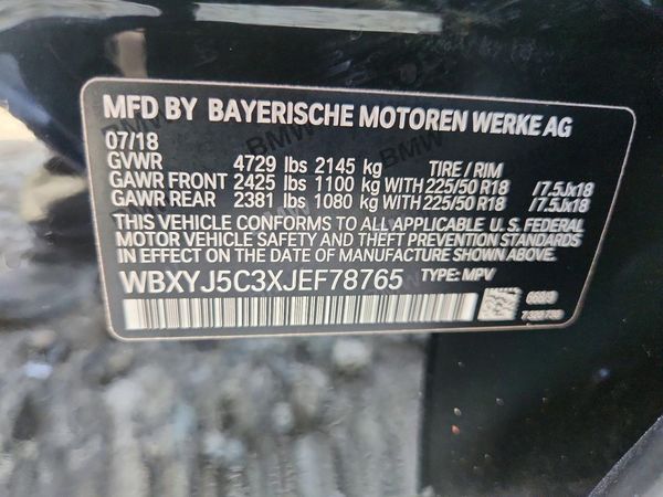2018 BMW X2
