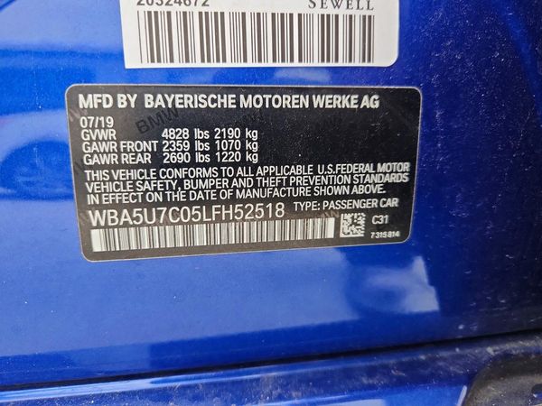2020 BMW M340I