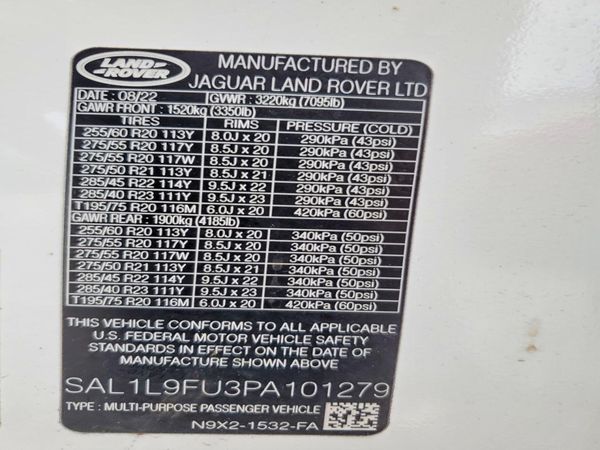 2023 LAND ROVER RANGE ROVER SPORT P400 Dynamic SE
