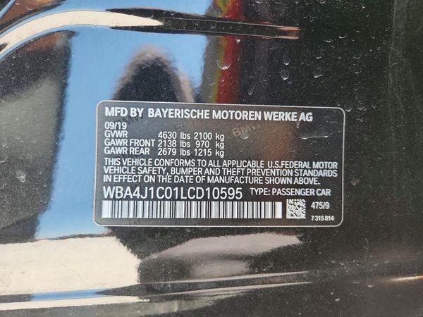 2020 BMW 430I Gran Coupe