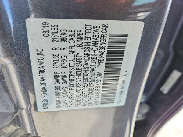 2019 ACURA TLX