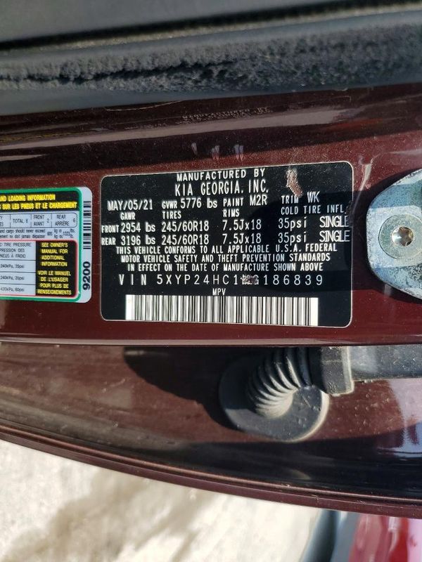2021 KIA TELLURIDE LX
