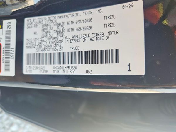 2026 TOYOTA TUNDRA