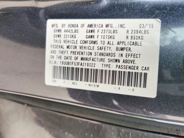 2015 ACURA TLX TECH