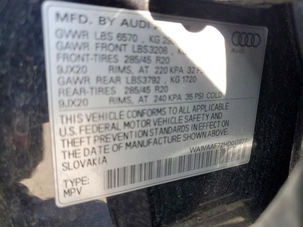 2017 AUDI Q7